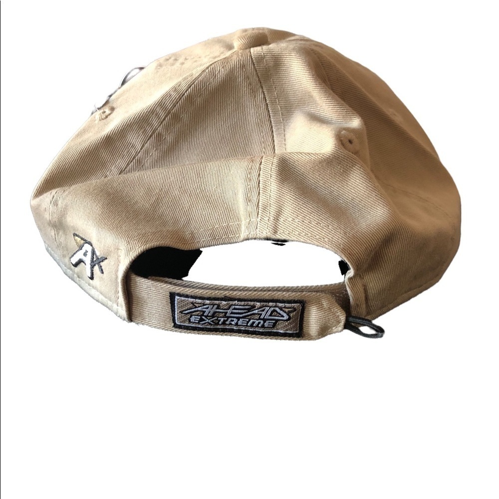 NWOT Ahead Extreme Fit Unisex Adjustable Fit PGA Tour Khaki Ball Cap - Picture 3 of 4